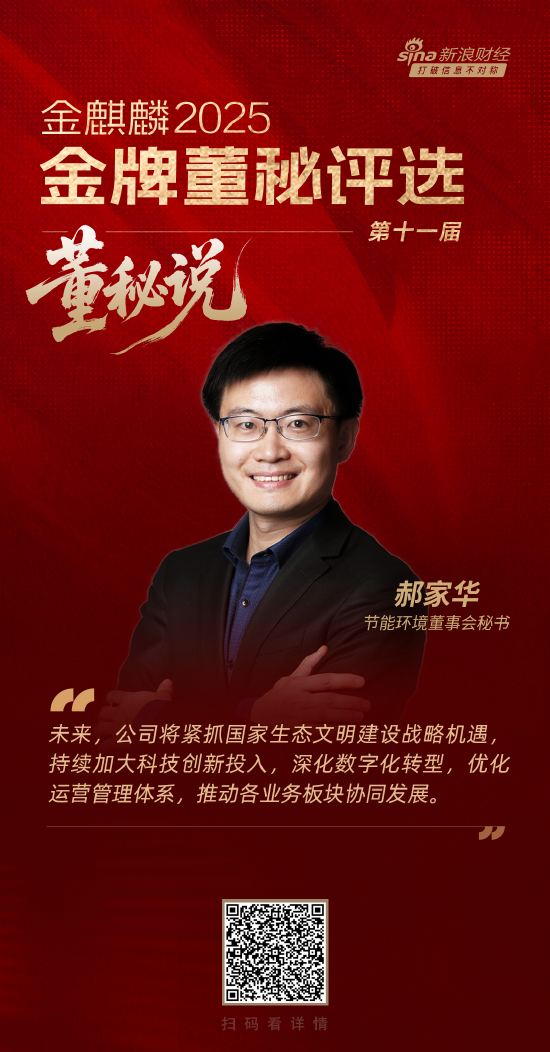 荣耀配资 董秘说|节能环境董秘郝家华：生态环境保护是企业可持续发展的必由之路