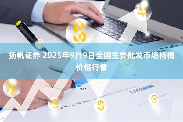 扬帆证券 2025年9月9日全国主要批发市场杨梅价格行情